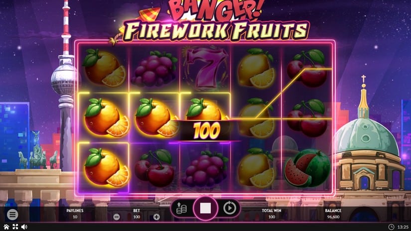 Banger! Firework Fruits slot screen 2