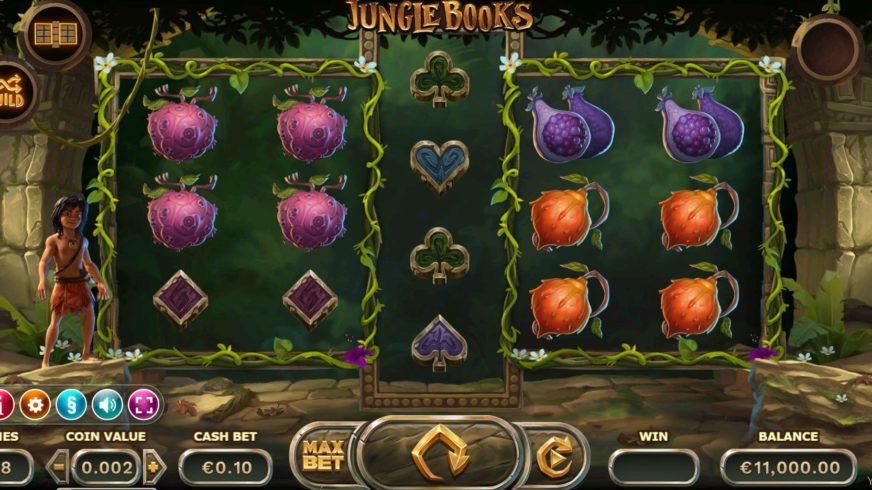 Jungle Books slot screen 2