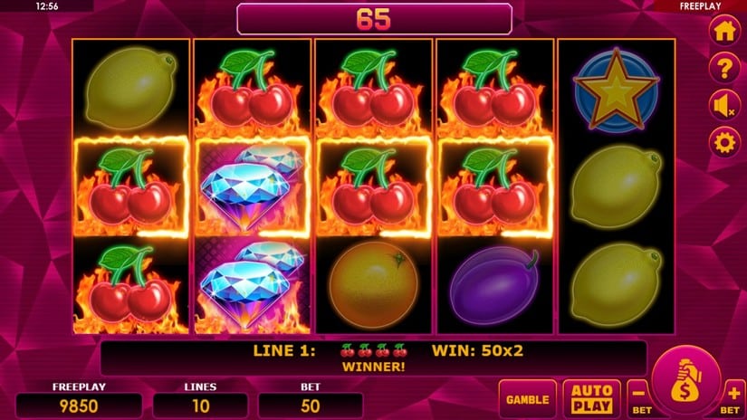 Double Diamonds slot screen 2