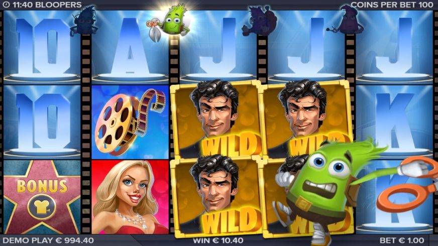 Bloopers slot screen 2