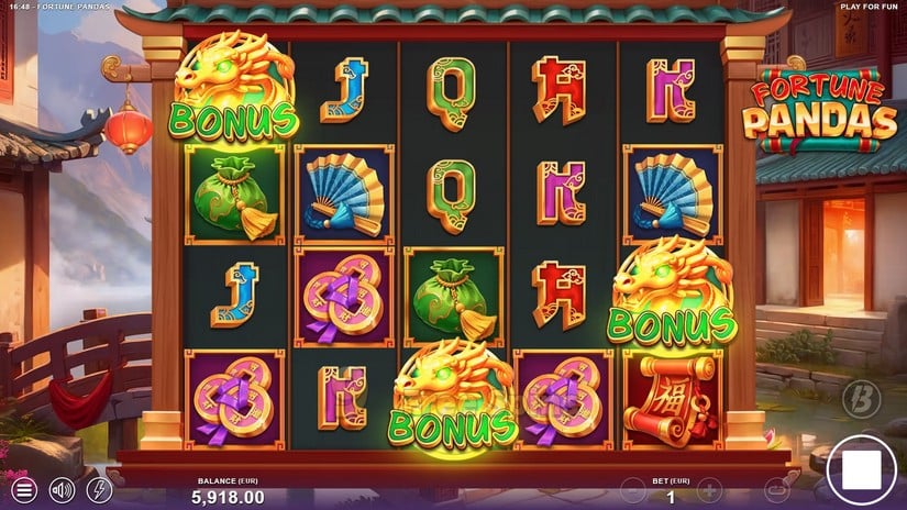 Fortune Pandas slot screen 2