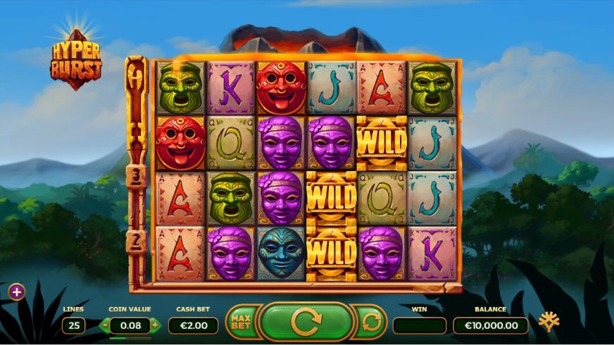 Hyperburst slot screen 1