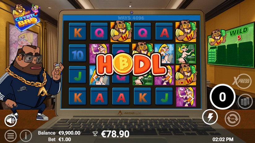 Crypto Bro slot screen 4