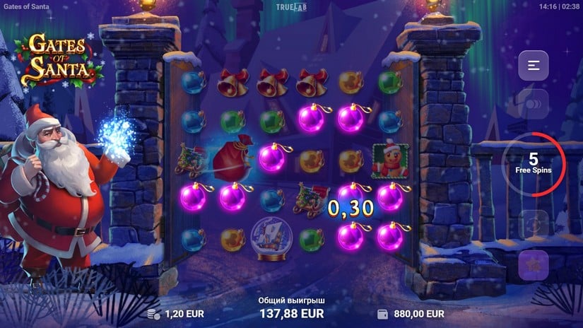 Gates of Santa slot screen 5