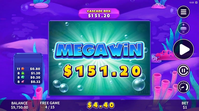 Ocean Gems Bonanza slot screen 5