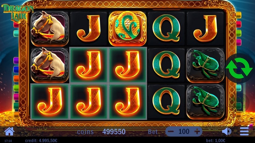 Dragon Lair slot screen 3