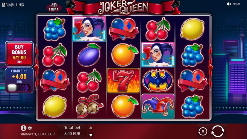 Joker Queen slot screen 1