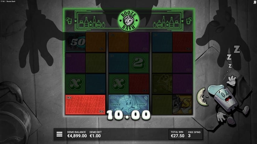 Booze Bash slot screen 5