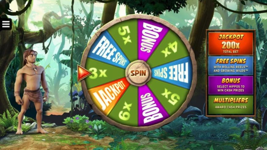 Tarzan slot screen 3