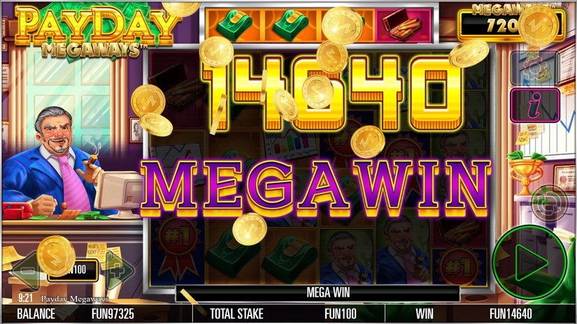 Payday Megaways slot screen 6