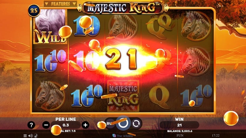 Majestic King slot screen 3