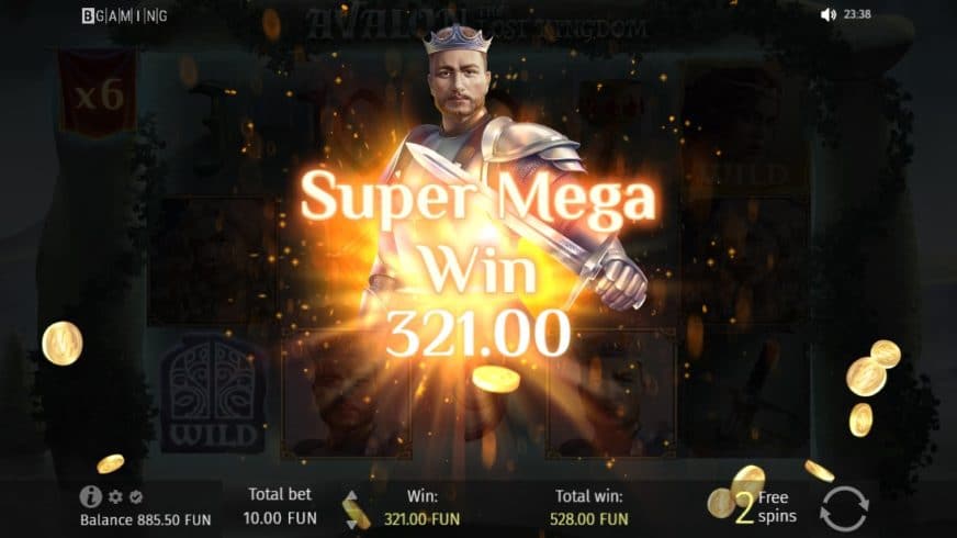 Avalon: The Lost Kingdom slot screen 7