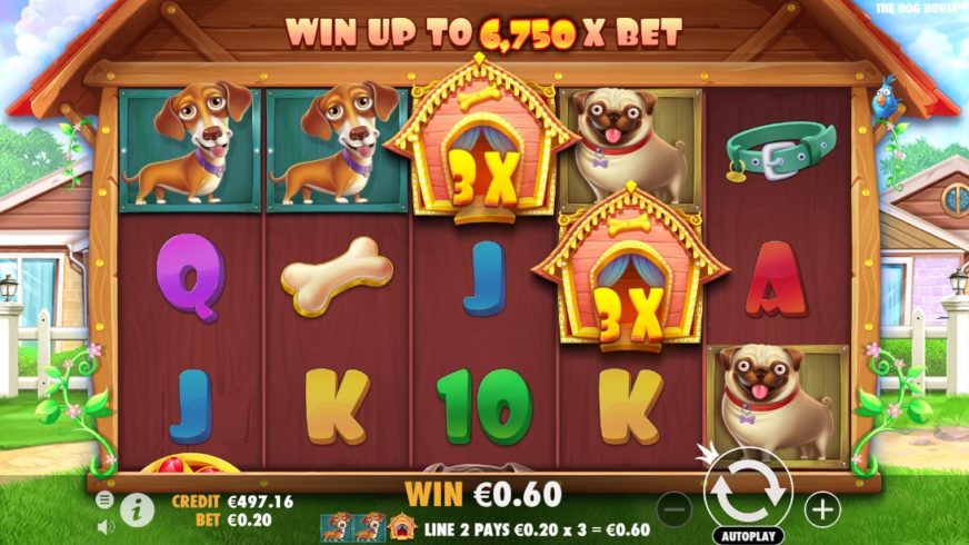 The Dog House slot screen 3