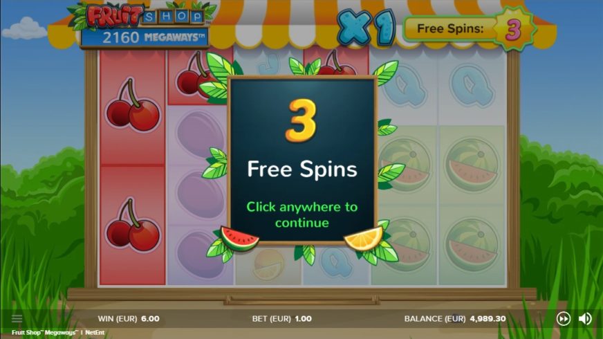 Fruit Shop MegaWays slot screen 2