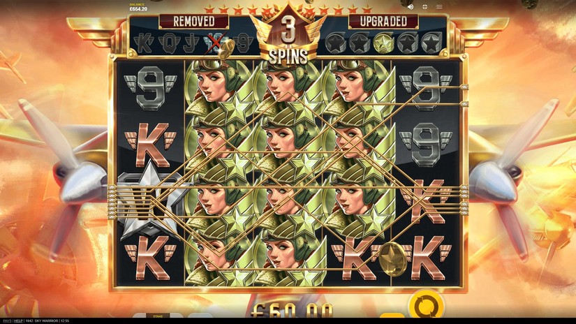 1942: Sky Warrior slot screen 10