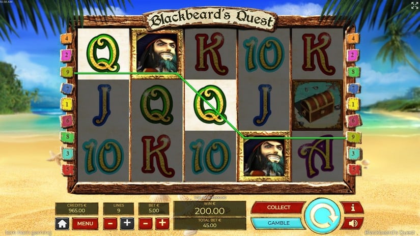 Blackbeards Quest slot screen 2