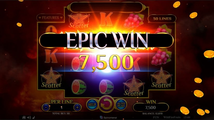 Wildfire Fruits slot screen 3