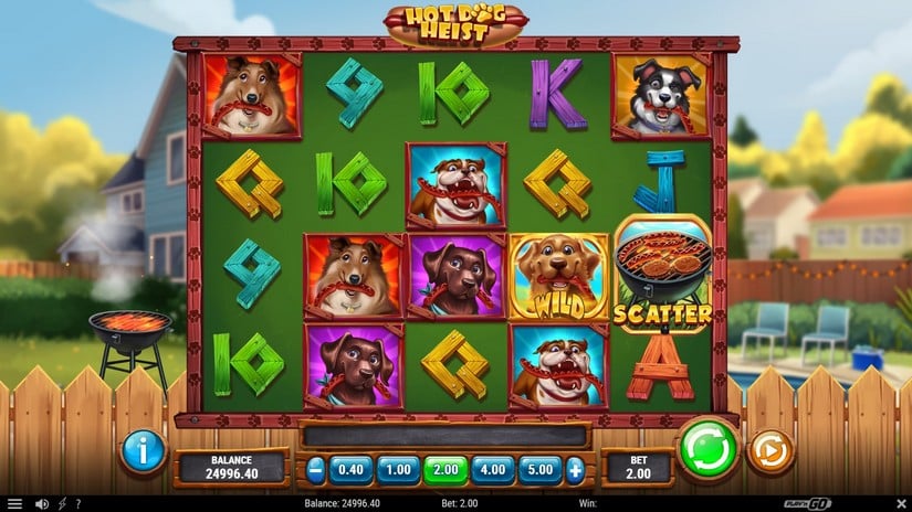 Hot Dog Heist slot screen 1