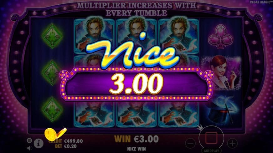 Vegas Magic slot screen 3