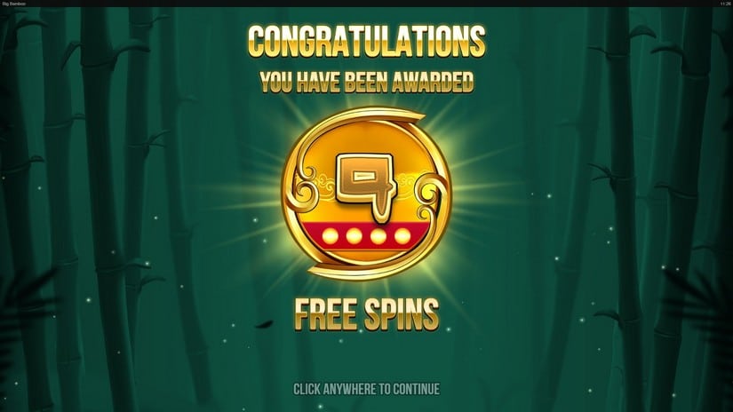 Big Bamboo slot screen 4