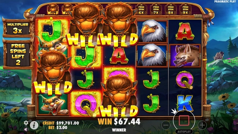 Release the Bison slot screen 6