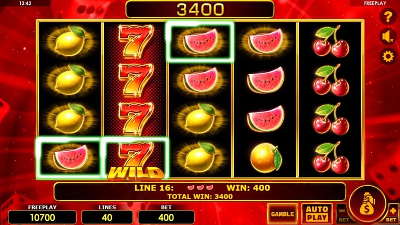 Nicer Dice 40 slot screen 4