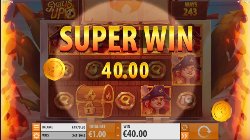 Skulls UP! slot screen 3