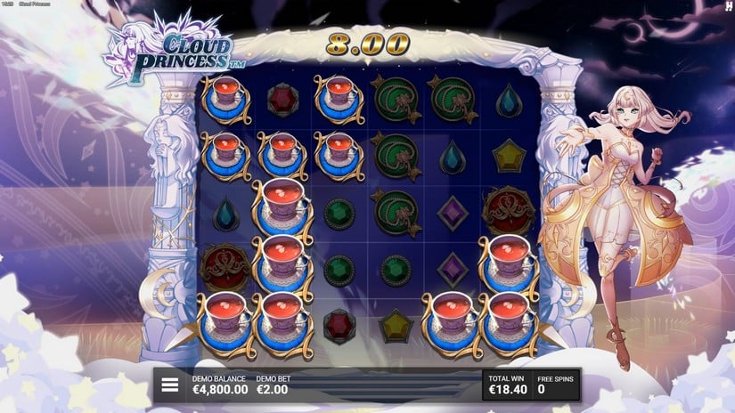 Cloud Princess slot screen 6