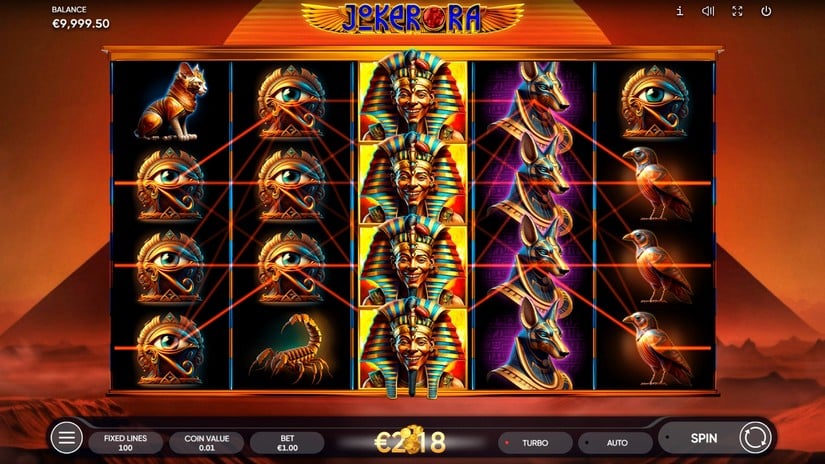 Joker Ra slot screen 3