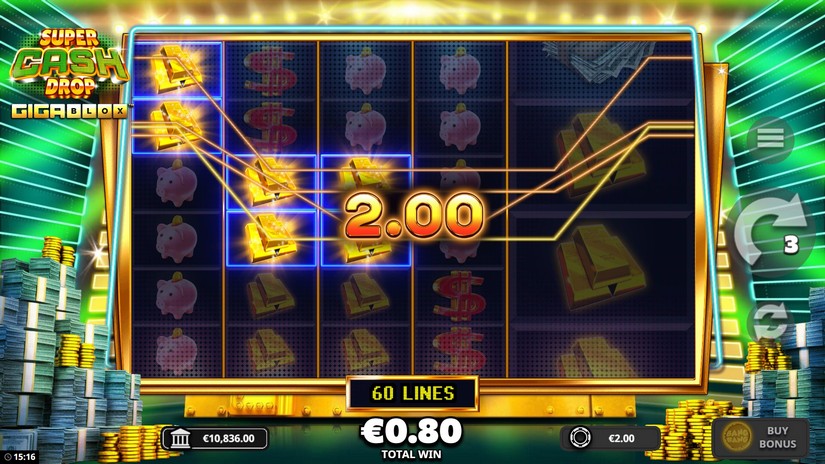 Super Cash Drop Gigablox slot screen 7