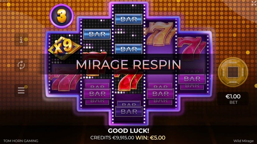 Wild Mirage slot screen 5
