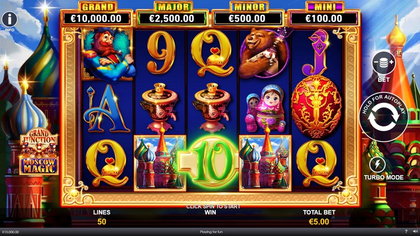 Grand Junction: Moscow Magic slot screen 1
