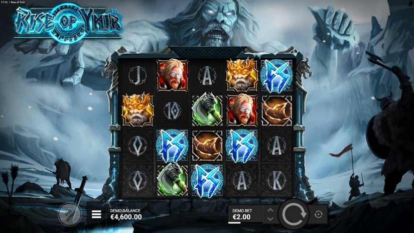 Rise of Ymir slot screen 2