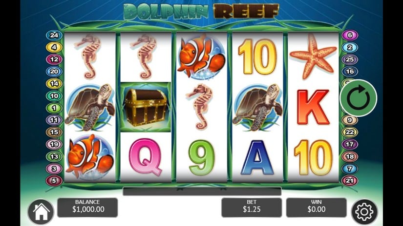 Dolphin Reef slot screen 1