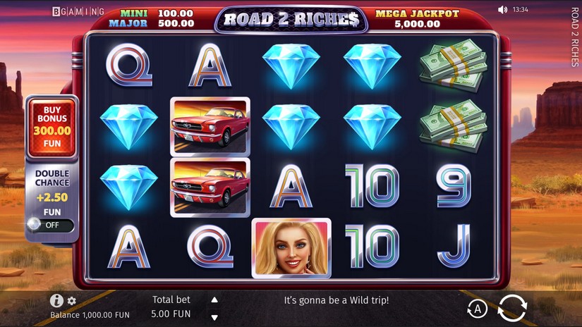 Road 2 Riches slot screen 1