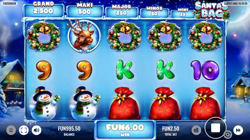 Santa’s Bag slot screen 2