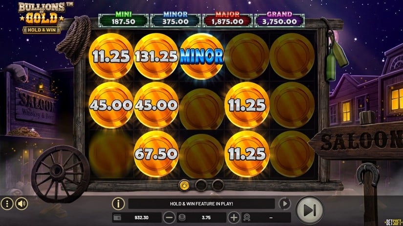 Bullions of Gold slot screen 4