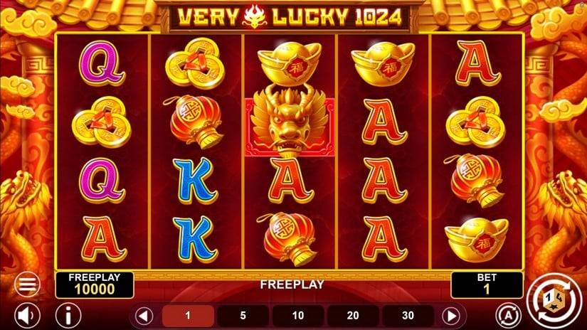 Very Lucky 1024 slot screen 1