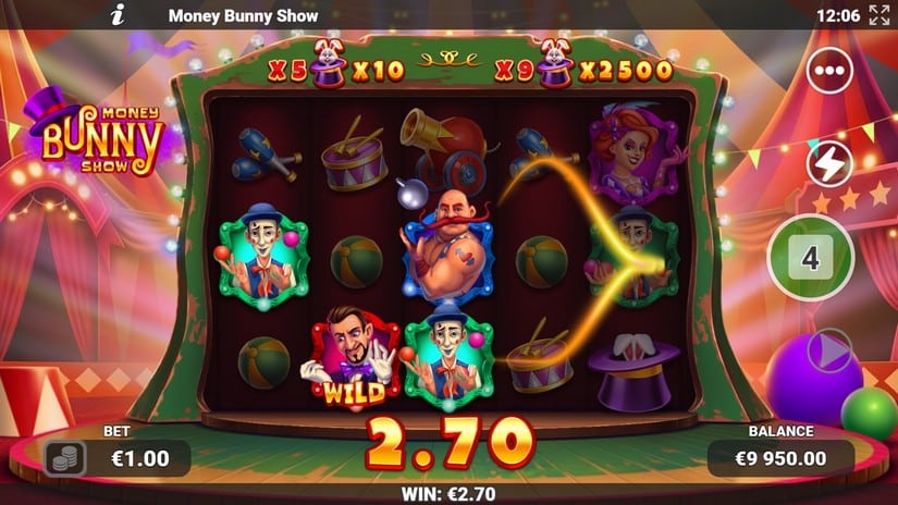 Money Bunny Show slot screen 1
