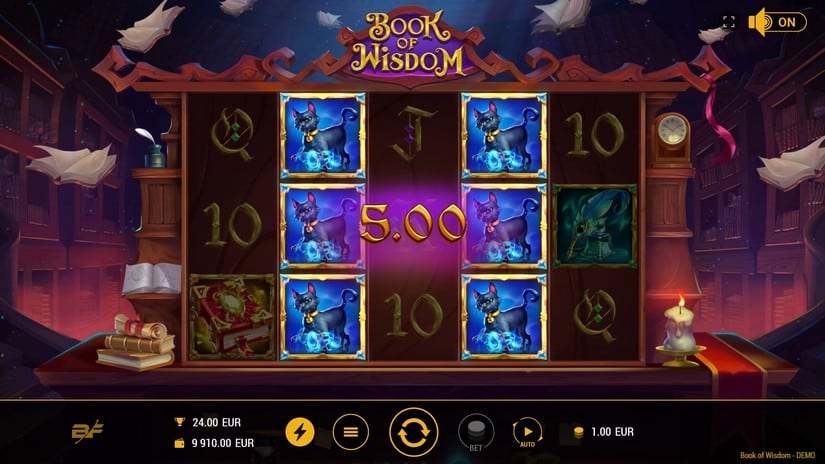 Book of Wisdom slot screen 5
