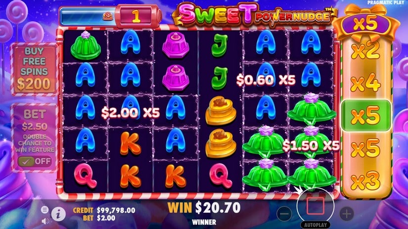 Sweet Powernudge slot screen 5