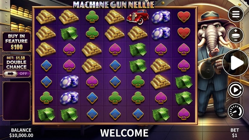 Machine Gun Nellie slot screen 1