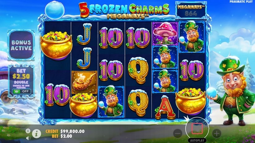 5 Frozen Charms slot screen 2