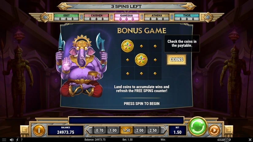 Chambers of Ancients slot screen 4