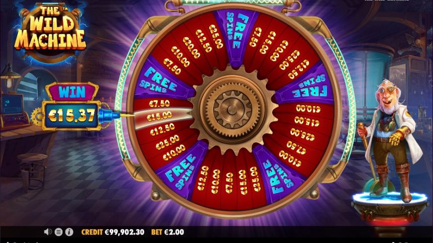 The Wild Machine slot screen 4