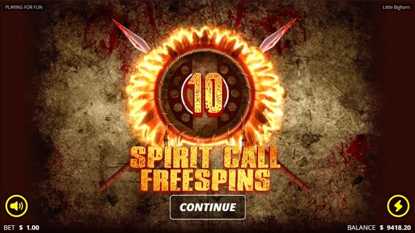 Little Bighorn slot screen 7