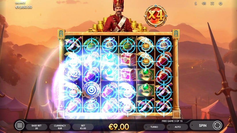 Janissaries slot screen 5