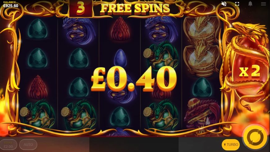 Dragon’s Fire slot screen 5