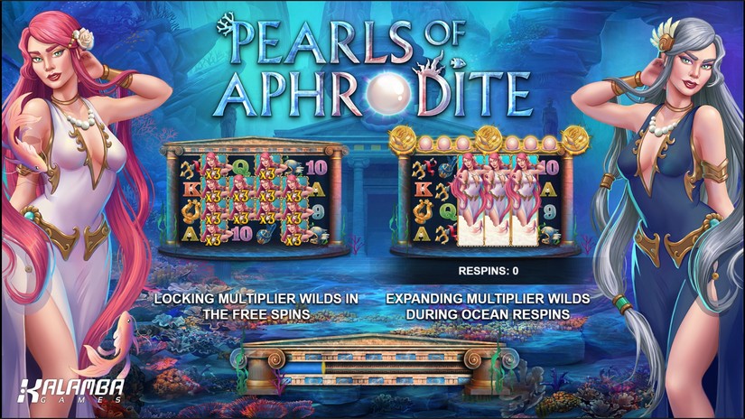Pearls of Aphrodite slot screen 1