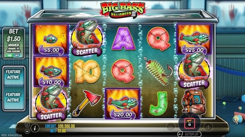 Big Bass Halloween 3 slot screen 2